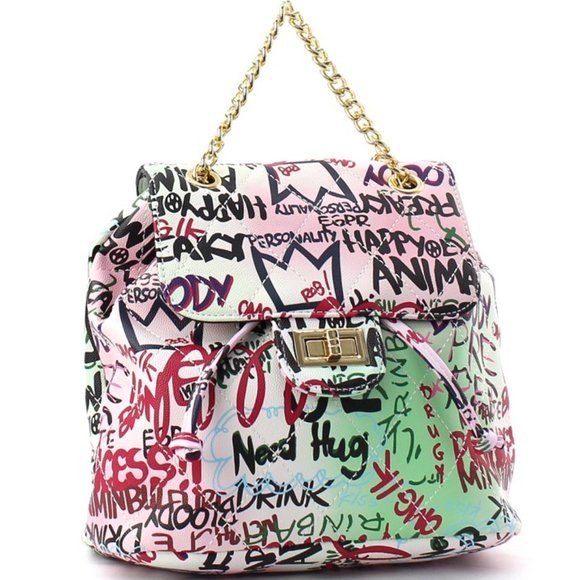 What\'s on your Mind Graffiti Backpack main image 10